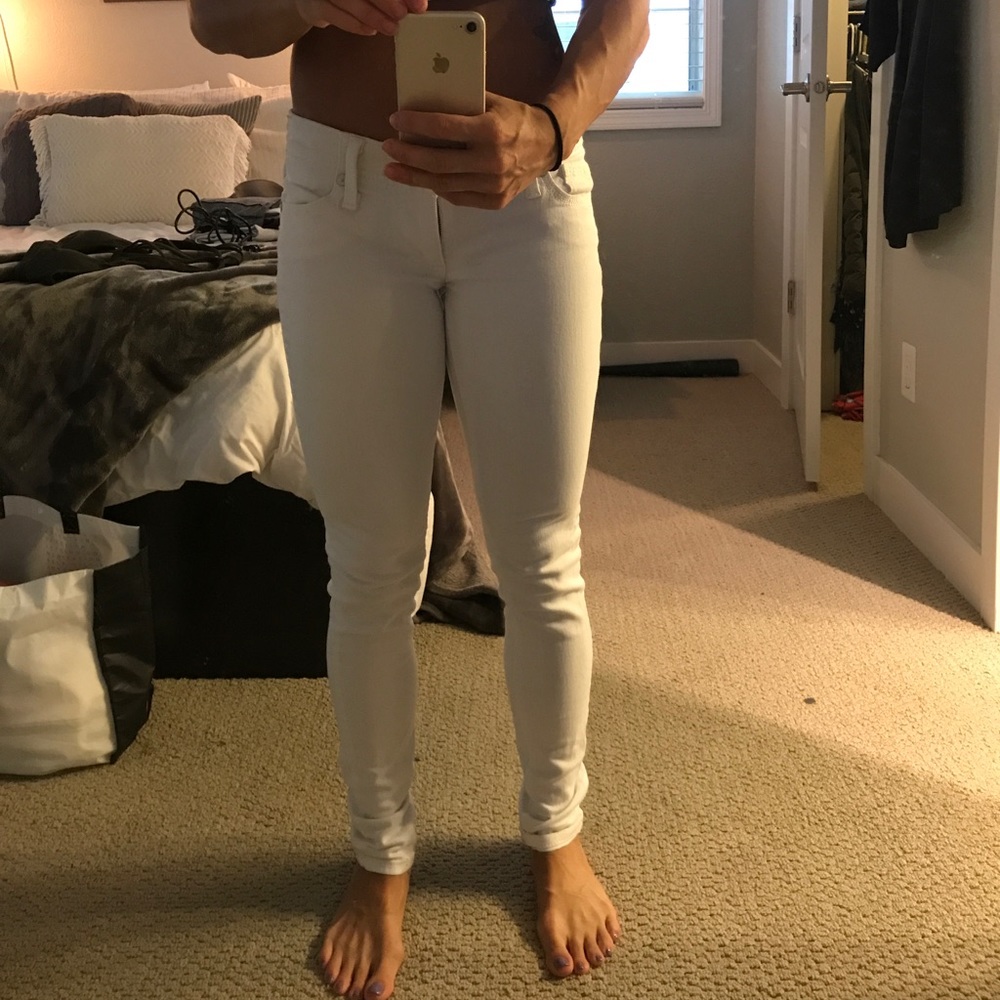 White jeans